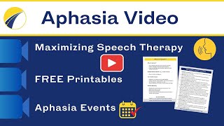 Maximizing Your Speech Therapy for Aphasia Recovery 18 5424 [upl. by Ezara]