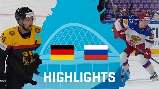 Germany  Russia  Highlights  IIHFWorlds 2017 [upl. by Eniamor978]