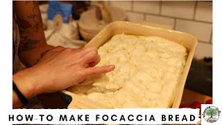 How to make FOCACCIA BREAD VLOG [upl. by Harlow]