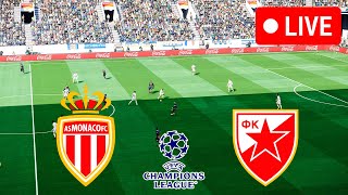 MONACO X ESTRELA VERMELHA  AOVIVO COM IMAGEM LIGA DOS CAMPEÕES  ASSISTA AGORA  DIRETO PES21 [upl. by Oicinoid640]