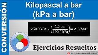 Kilopascal a Bar kPa a bar [upl. by Erna]