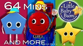 Shapes Train Song  64 Min of LittleBabyBum  Nursery Rhymes for Babies ABCs and 123s [upl. by Salvucci369]