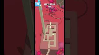 Gameplay top mobile games Relaxing n satisfying game iOSANDROID Stacky Dash shorts Level 2046 [upl. by Arihsay]