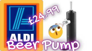 Aldi Beer Pump Is it any good and is it worth £2499 YOU Decide aldi shopping review [upl. by Atiz]