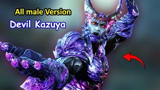 TEKKEN 8 True Devil Kazuya  Using All Rage Art Male characters  ProGamerSaga [upl. by Chilton]