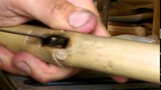 Native American Flute Making  Flute track specifics [upl. by Bentley]