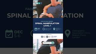 Gentle Thoracic Manipulation Technique chiropractor spinalmanipulation osteopathy backpain [upl. by Ibok]