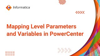 Mapping Level Parameters and Variables in PowerCenter [upl. by Divadnhoj244]