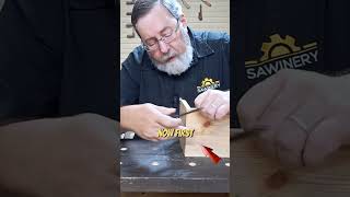 Fix open miter joints in seconds with this simple cleanup trick [upl. by Slotnick406]