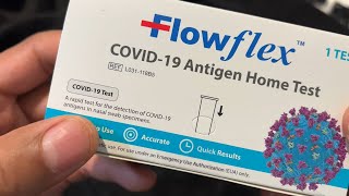 How To Take The FlowFlex Covid Antigen Home Test [upl. by Manas581]