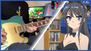 Bunny Girl Senpai OP FULL 【 Kimi no Sei  The Peggies 】Guitar Cover [upl. by Haduj154]