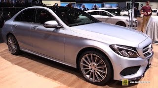 2016 Mercedes C400 4Matic  Exterior and Interior Walkaround  2016 Geneva Motor Show 2 [upl. by Enutrof]