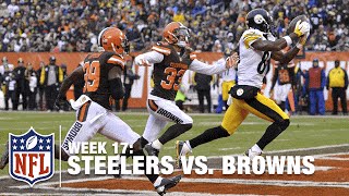 Antonio Browns 1stHalf Explosion 10 rec 150 yards TD against the Browns  NFL Highlights [upl. by Ciccia]