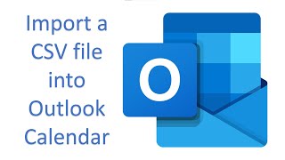 Import a CSV file into Outlook calendar [upl. by Gesner]