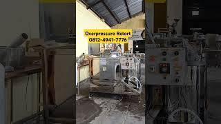 Overpressure Retort Sesuai Dengan Kemasan Pouch  081249417776 [upl. by Zoilla518]