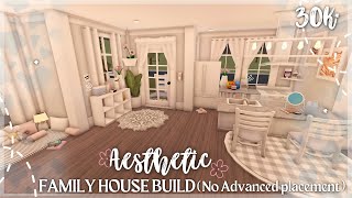 30K BLOXBURG AESTHETIC FAMILY HOUSE BUID 2STORY NO ADVANCED PLACEMENT [upl. by Allina]