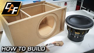 Sound Quality BASS Ported Subwoofer Box Build  13W7AE [upl. by Edny]