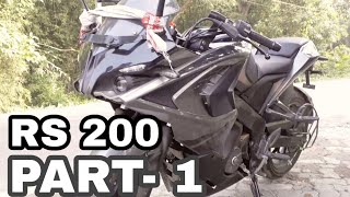 Bajaj pulsar RS 200 Graphite black BS4 2018 [upl. by Dranreb]