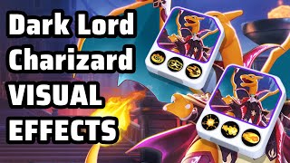 Dark Lord Style Charizard Special FXs  HolowearSkin Spotlight Pokémon UNITE [upl. by Greenquist261]