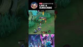 wanwan being a menace to enemy team mlbb mobilelegends mobilelegendsindonesia [upl. by Ellerad733]