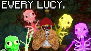 How to Summon EVERY Color of LUCY In Gorilla Tag [upl. by Weidman]