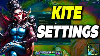 Use This KITE SETTINGS  Player Attack Move Click SPACE  Vayne Montage 15 [upl. by Ayisan]