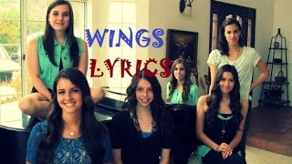 Cimorelli  Wings Lyrics [upl. by Llebanna]