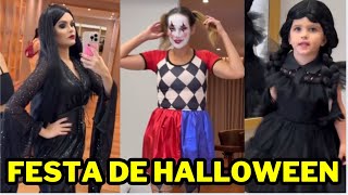 BARBARA EVANS MOSTRA LOOKS E MAQUIAGENS PARA FESTA DE HALLOWEEN [upl. by Sheply527]