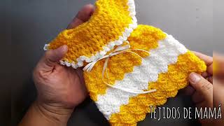 vestido para niño Dios tejido a crochet [upl. by Ingold]