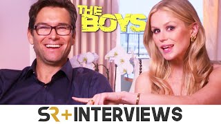 Antony Starr amp Erin Moriarty Interview The Boys Season 3 [upl. by Cinomod]