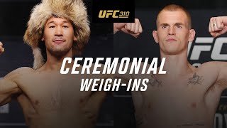 UFC 310 Ceremonial WeighIn [upl. by Olin]