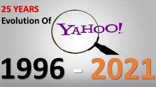 25 Years Yahoo Evolution 1996  2021 [upl. by Mukund128]