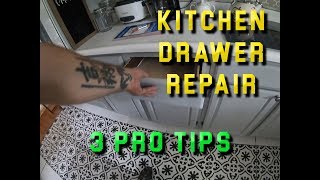 Kitchen Drawer Repair [upl. by Anaejer468]