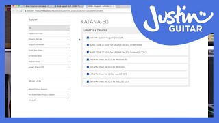 Boss Katana Installing The Boss Tone Studio Software amp Drivers Guitar Amp Lesson [upl. by Latrina603]