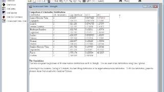 Statgraphics Fitting Distribution [upl. by Idolem686]