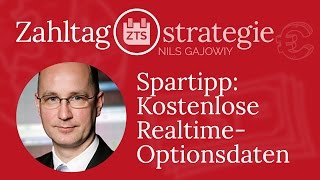 Spartipp Kostenlose RealtimeOptionsdaten [upl. by Ahon]