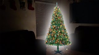 UNBOXING  Holiday Time 65ft PreLit Madison Pine Artificial Christmas Tree [upl. by Yug]