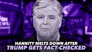 Sean Hannity Attacks Co Worker After He Fact Checked Trump [upl. by Aushoj]