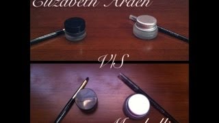 Comparative review Elizabeth Arden vs Maybelline Gel Liners [upl. by Airtemad]