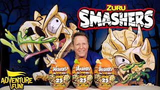 Zuru Smashers Series 3 Epic Dino Egg 25 Surprises TRex Dinosaur amp More AdventureFun Toy review [upl. by Ewen632]