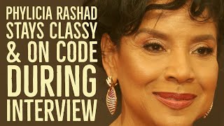 Phylicia Rashad Stays Classy amp On Code About Bill Cosby During Interview [upl. by Radferd682]