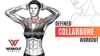 10 Best Exercises for Defined Collarbone [upl. by Jenine]