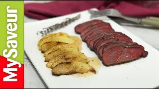 Magret de canard cuisson lente au miel et aux pommes Expert au fourneaux [upl. by Rori]