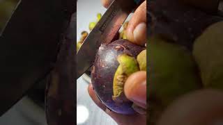 Mangosteen fruit cutting [upl. by Barde322]