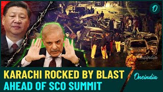 VIDEO Karachi Blast Kills Two Chinese Nationals Pakistan Left Embarrassed as SCO Summit Looms [upl. by Elvira]