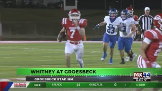 Friday Night Football Fever Whitney vs Groesbeck [upl. by Whitehurst]