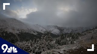 Fresh blanket of snow on Loveland Pass [upl. by Zalucki]