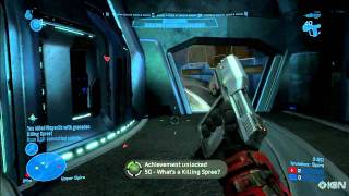 Halo Reach Multiplayer Gameplay  Killing Spree [upl. by Enybor]