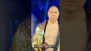 Zhilei Zhang RING WALK to KO Deontay Wilder [upl. by Anaerb227]