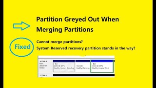 Merge Partition Greyed out Unable to Merge Partitions Fixes [upl. by Nataniel493]